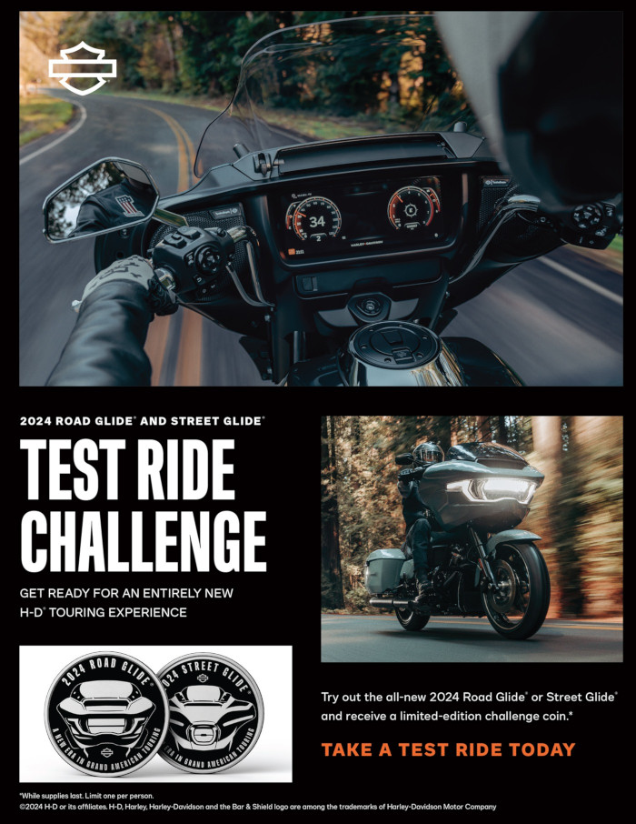 Test Ride Challenge Flyer