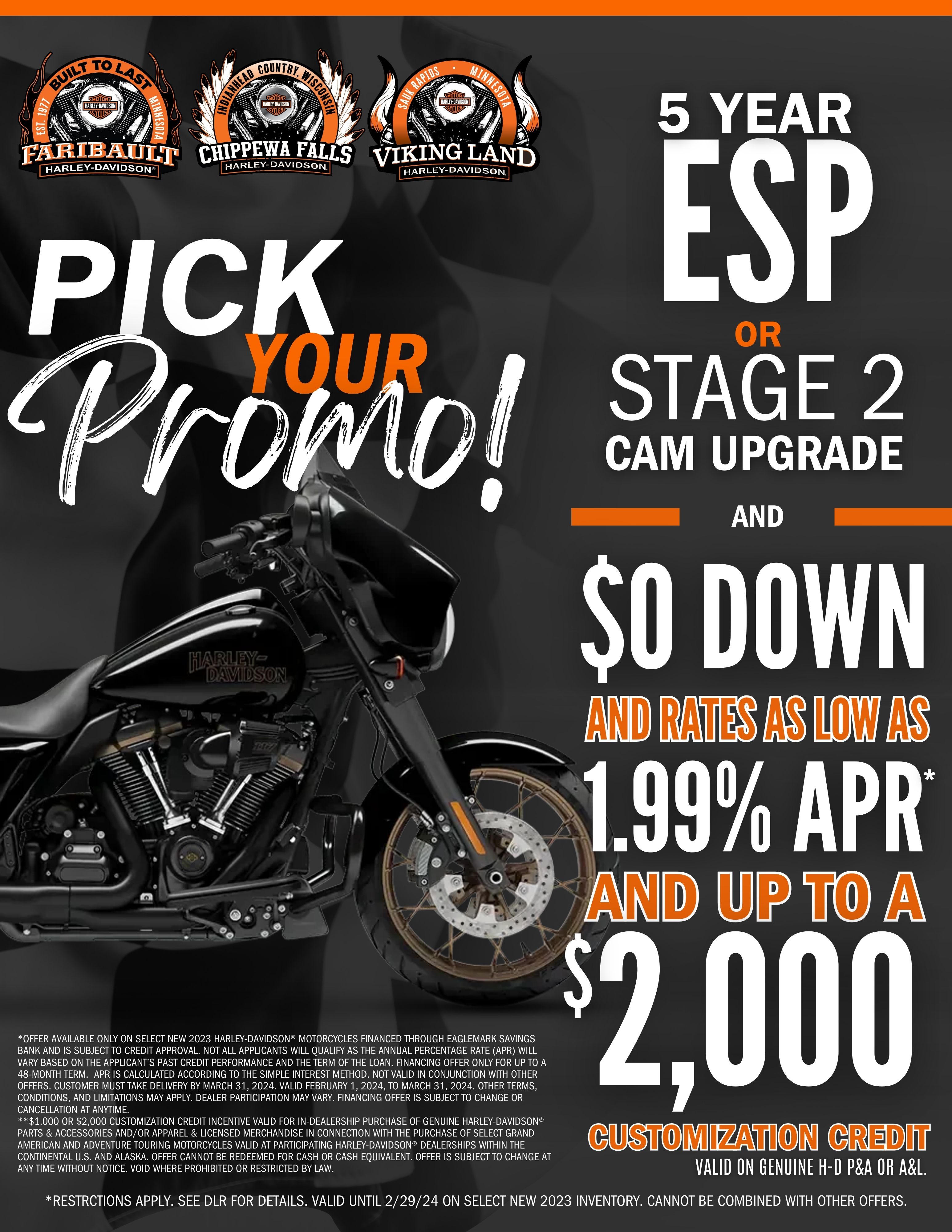 Pick Your Promotion at Viking Land H-D